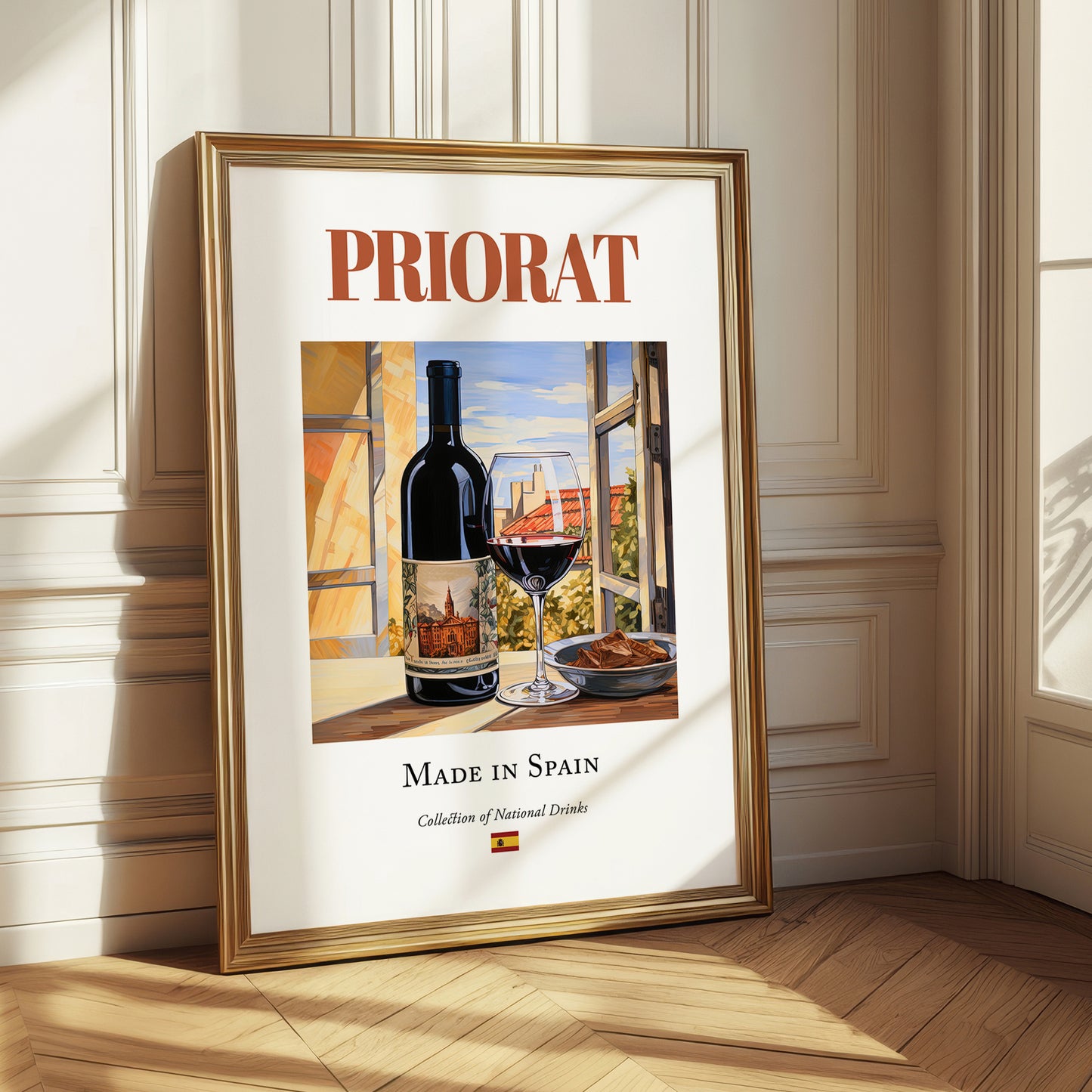 Priorat – Spanish Red Wine, Wine Bar Art