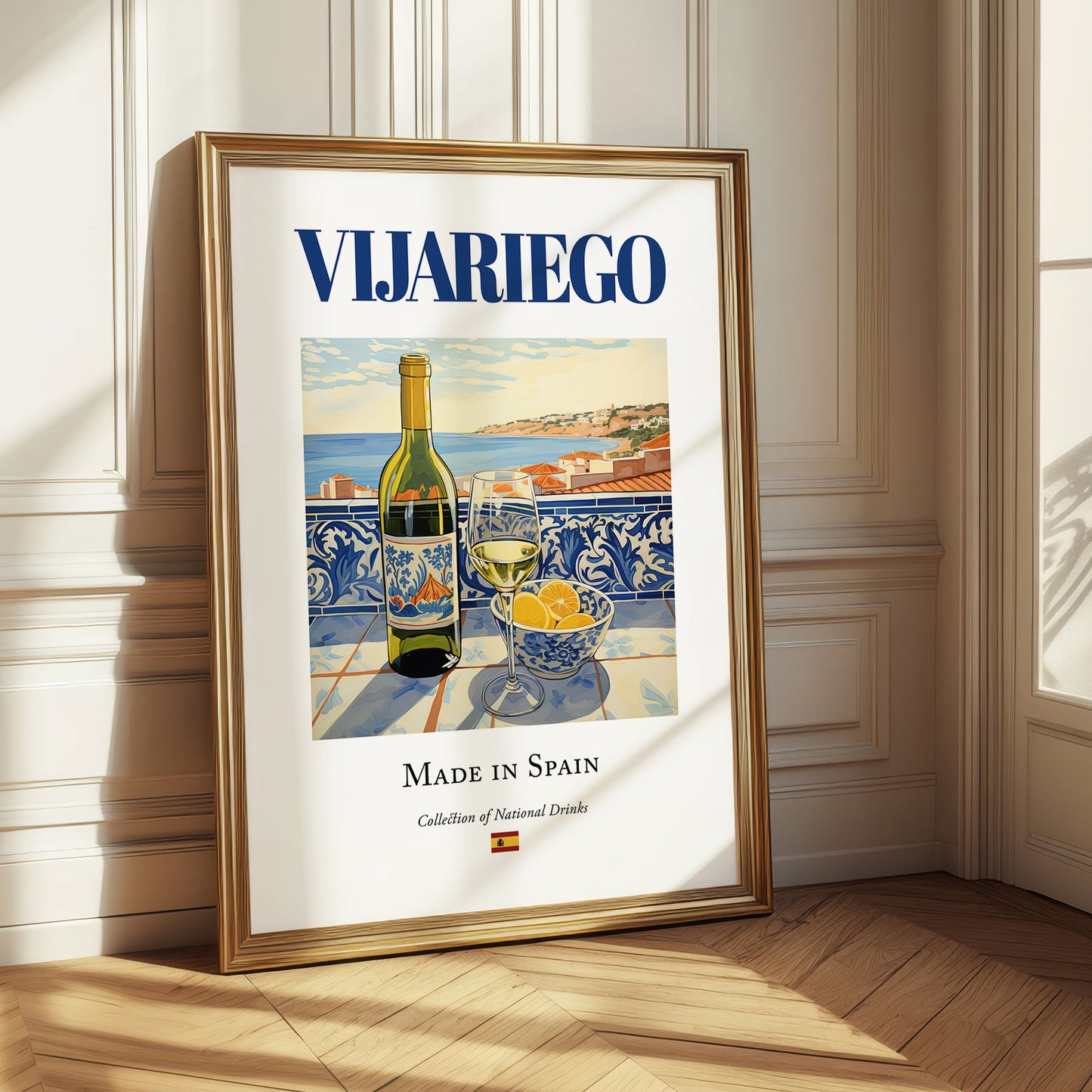 Vijariego – Spanish White Wine, Vinoteca Wall Art