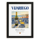 Vijariego – Spanish White Wine, Vinoteca Wall Art, in sleek black frame