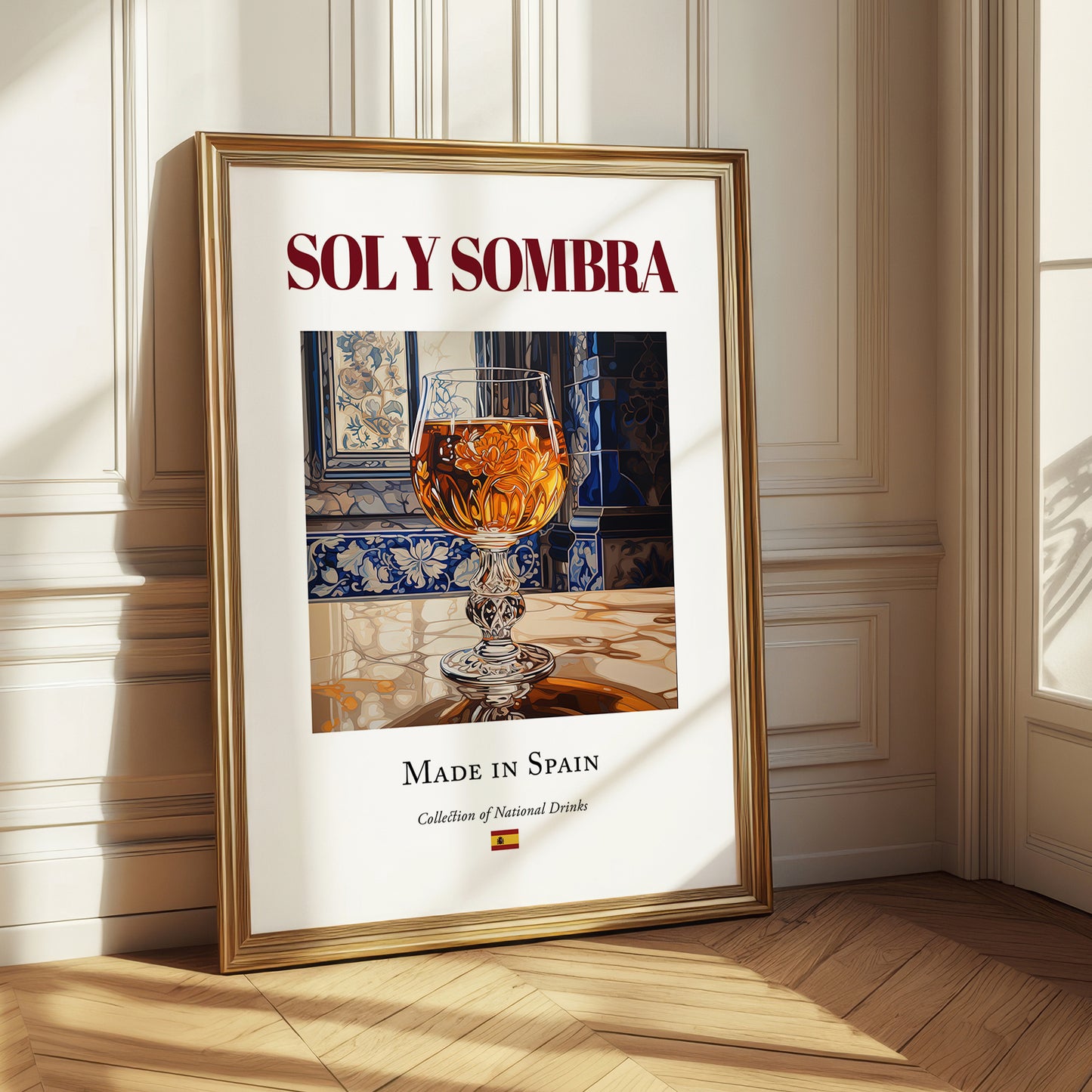 Sol y Sombra – Spanish Cocktail Drink, Cocktail Lounge Wall Art