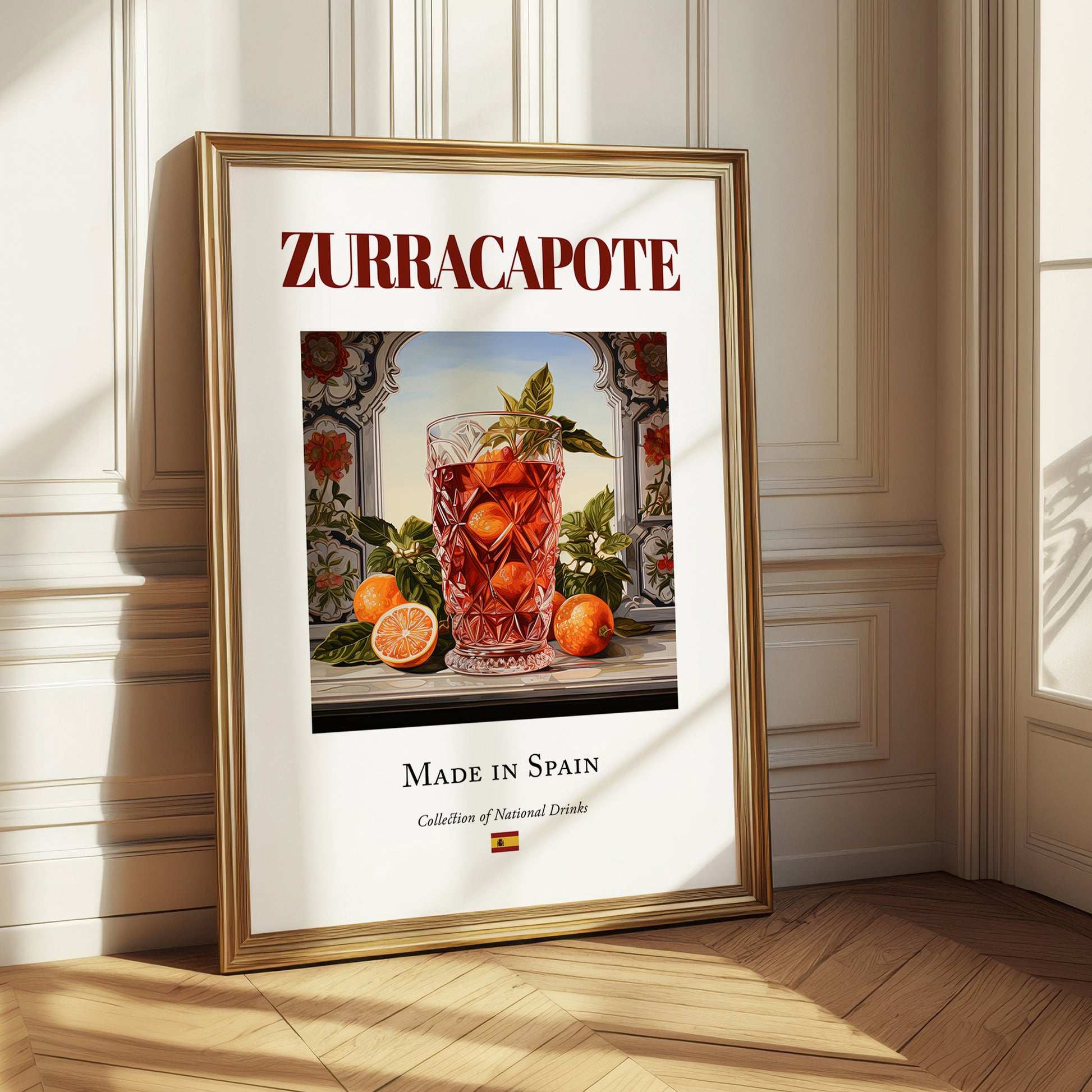 Zurracapote – Spanish Cocktail Drink, Sky Bar Print