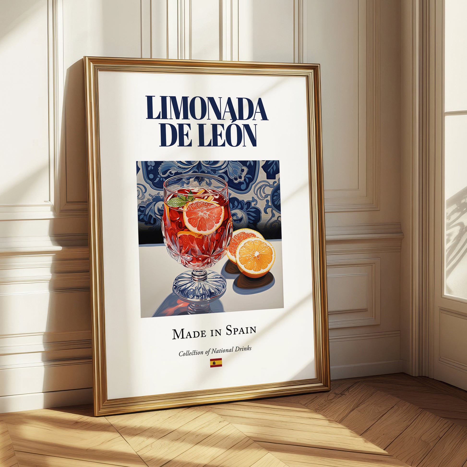 Limonada de León – Spanish Beverage Drink, Jazz Bar Wall Decor