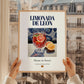 Limonada de León – Spanish Beverage Drink, Jazz Bar Wall Decor, styled in a charming Paris street view