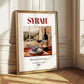 Syrah – French Red Wine, Vinoteca Poster