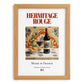 Hermitage rouge – French Red Wine, Vinoteca Poster, set in oak frame