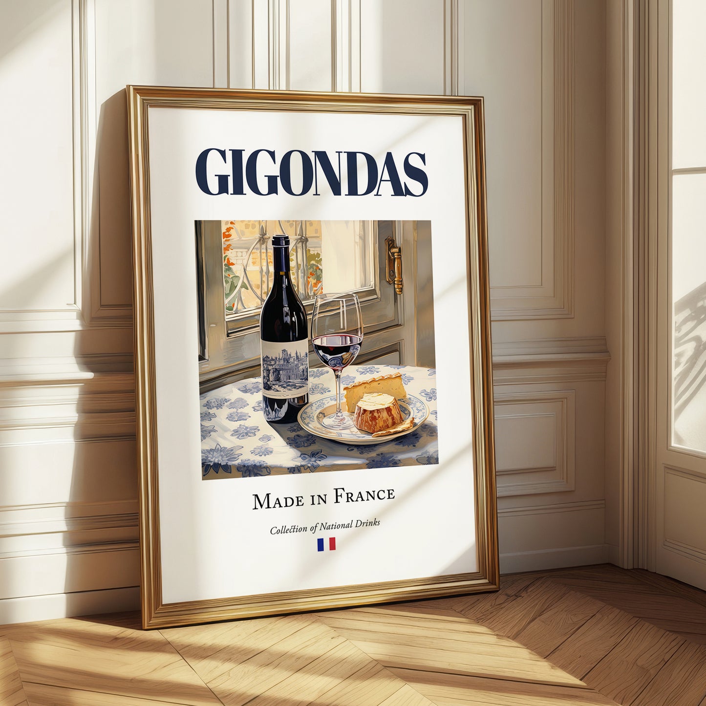 Gigondas – French Red Wine, Wine Bar Poster
