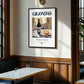 Gigondas – French Red Wine, Wine Bar Poster, clean layout with no caption