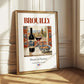 Brouilly – French Red Wine, Wine Bar Print
