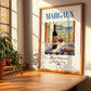 Margaux – French Red Wine, Vinoteca Print, no-text version framed in wood