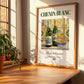 Chenin Blanc – French White Wine, Vinoteca Poster, no-text version framed in wood