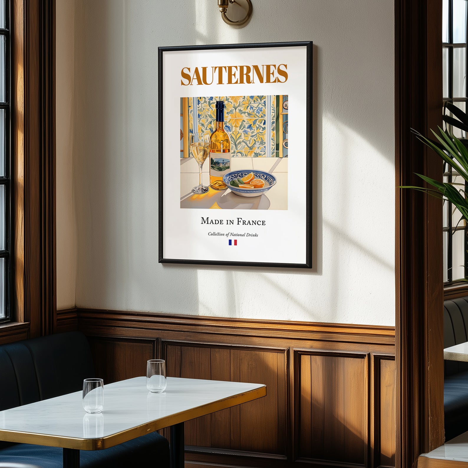 Sauternes – French Dessert Wine, Enoteca Still Life, clean layout with no caption