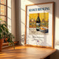 Alsace Riesling – French White Wine, Bodega Wall Decor, no-text version framed in wood
