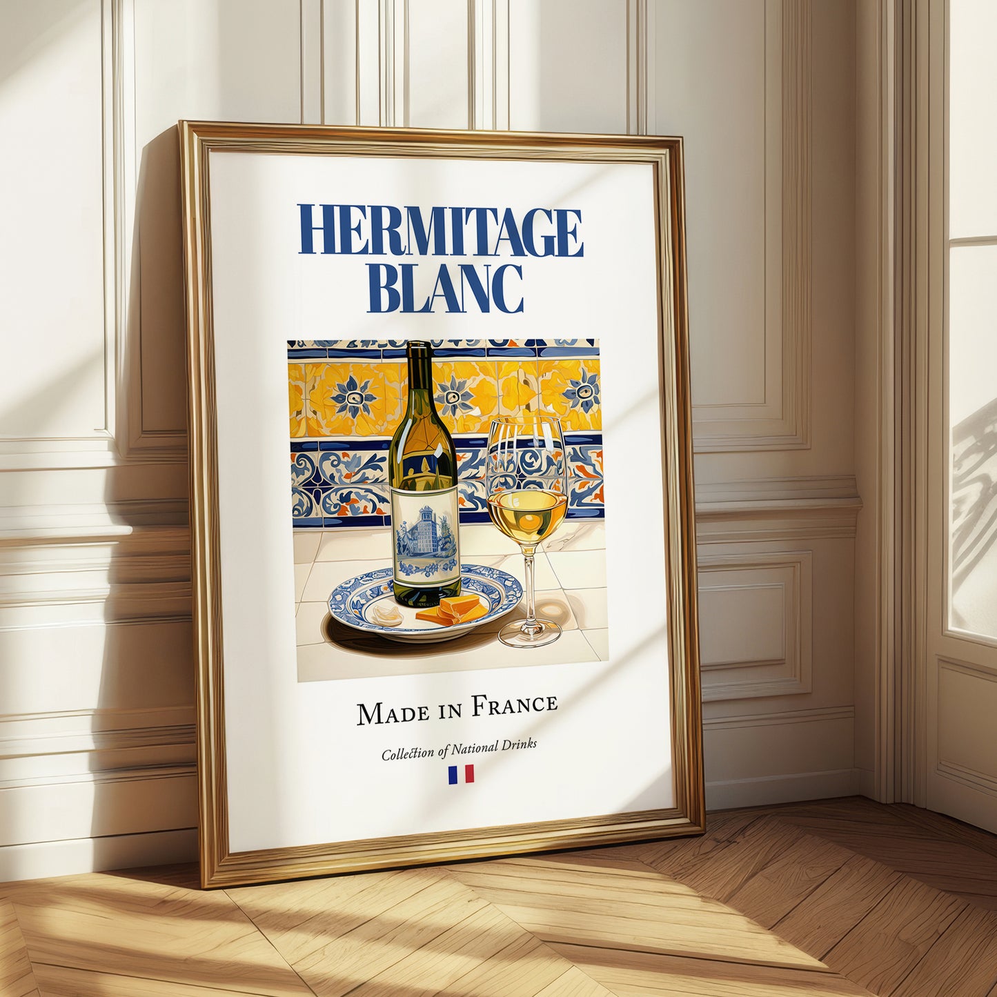 Hermitage blanc – French White Wine, Vineyard Terrace Wall Art