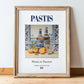 Pastis – French Spirit Drink, Rooftop Terrace Poster, in wooden frame leaning on the floor