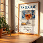 VS Cognac – French Spirit Drink, Hotel Lobby Poster, no-text version framed in wood
