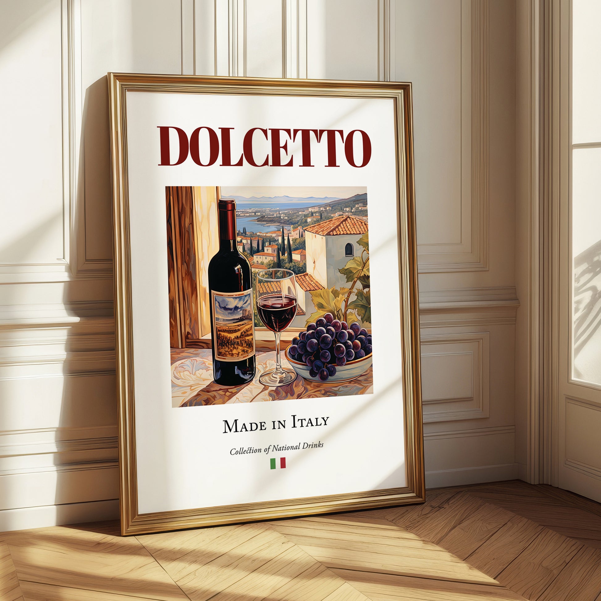 Dolcetto – Italian Red Wine, Wine Bar Print