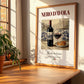 Nero d’Avola – Italian Red Wine, Enoteca Wall Art, no-text version framed in wood