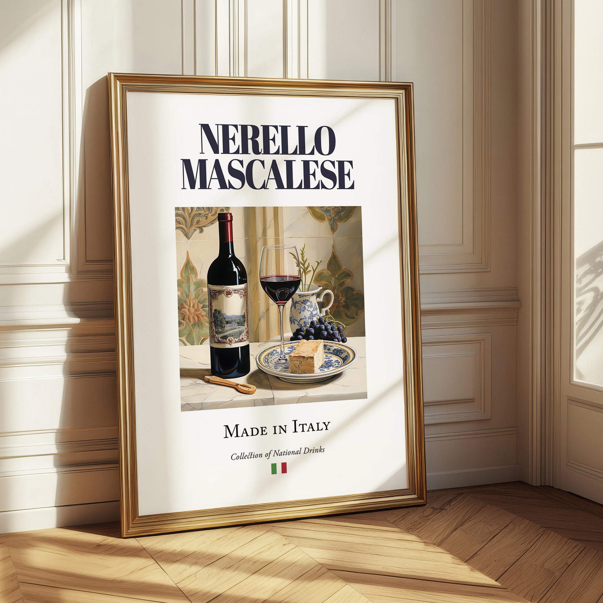 Nerello Mascalese – Italian Red Wine, Tasting Room Wall Art