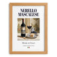 Nerello Mascalese – Italian Red Wine, Tasting Room Wall Art, set in oak frame