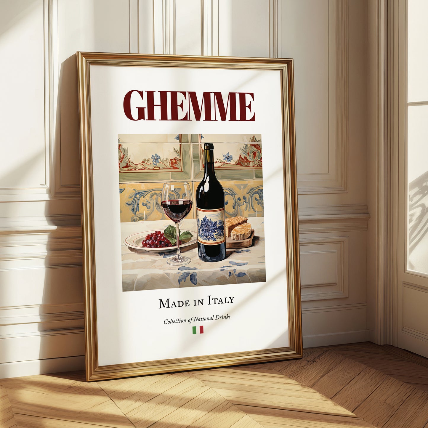 Ghemme – Italian Red Wine, Enoteca Painting