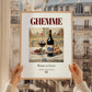 Ghemme – Italian Red Wine, Enoteca Painting, styled in a charming Paris street view