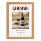 Ghemme – Italian Red Wine, Enoteca Painting, set in oak frame
