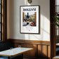 Dogliani – Italian Red Wine, Vineyard Terrace Poster, clean layout with no caption