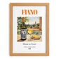 Fiano – Italian White Wine, Tasting Room Poster, set in oak frame