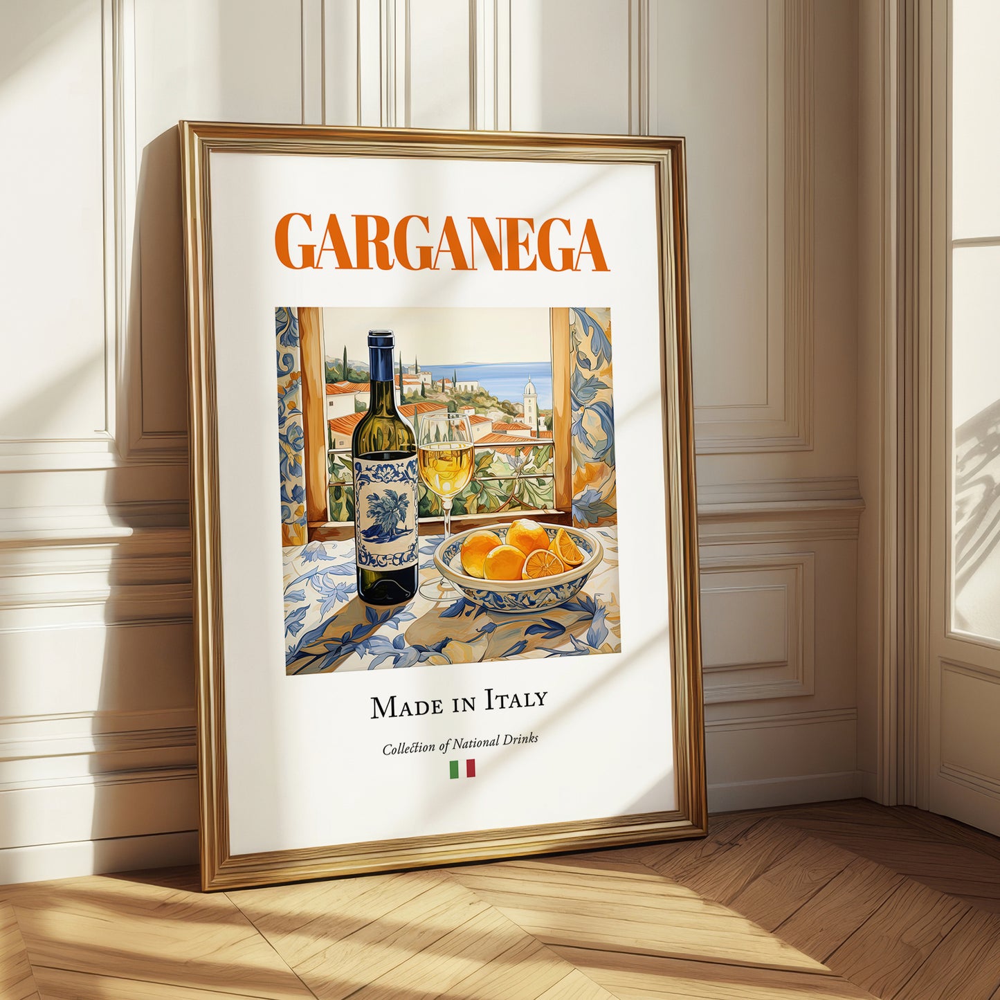Garganega – Italian White Wine, Tasting Room Poster