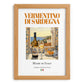 Vermentino di Sardegna – Italian White Wine, Vinoteca Poster, set in oak frame