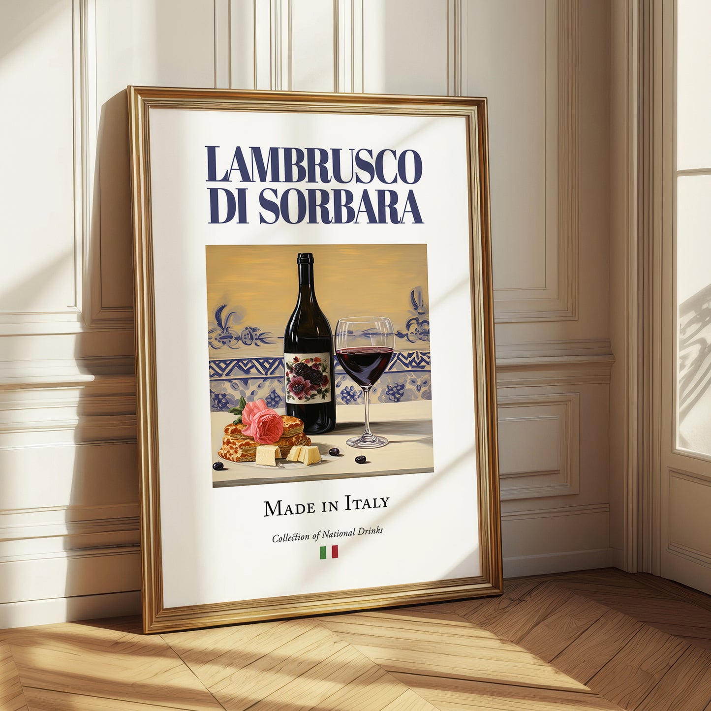 Lambrusco di Sorbara – Italian Sparkling Wine, Tasting Room Poster