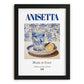 Anisetta – Italian Liqueur Drink, Sky Bar Still Life, in sleek black frame