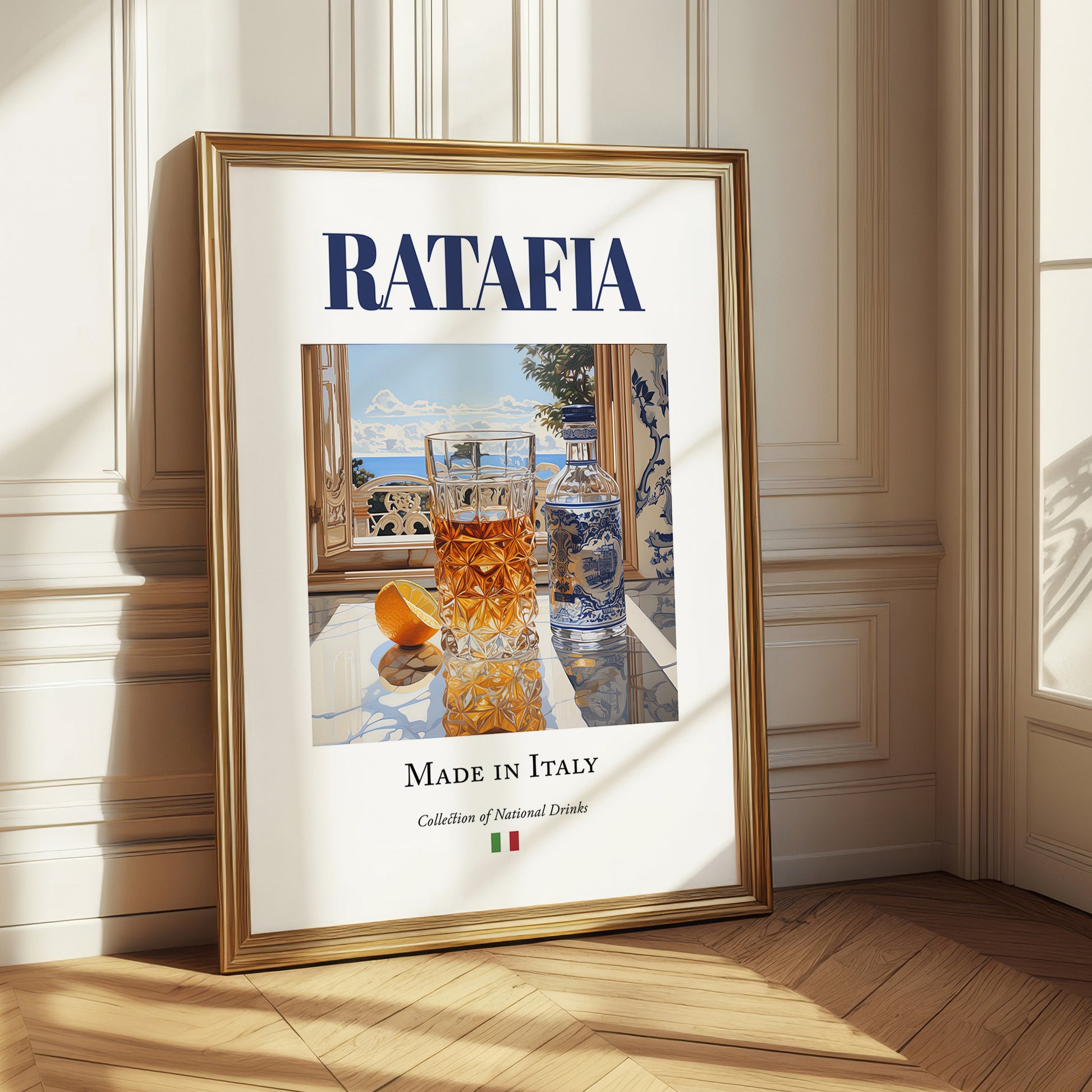 Ratafia – Italian Liqueur Drink, Sky Bar Wall Decor