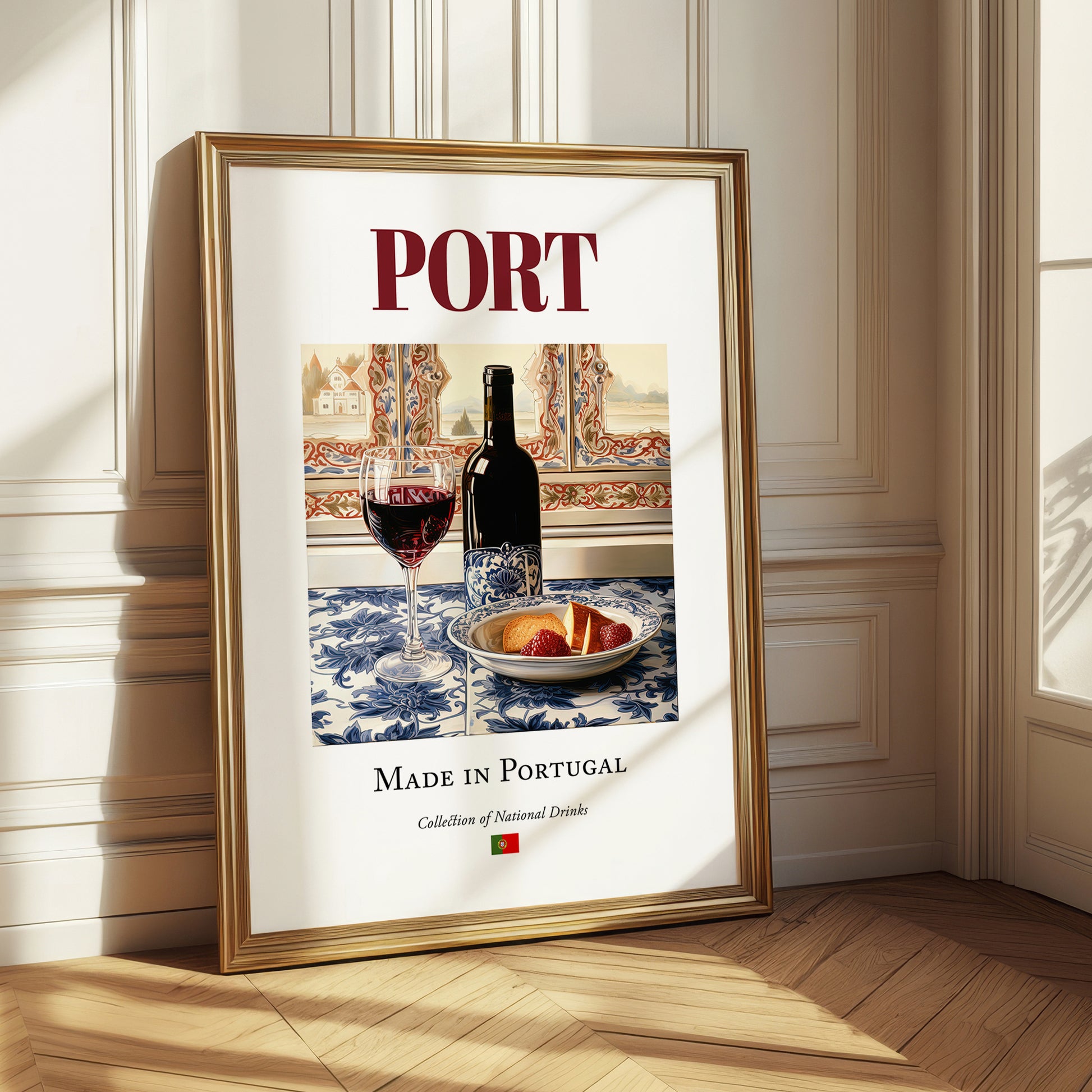 Port – Portuguese Dessert Wine, Vineyard Terrace Poster