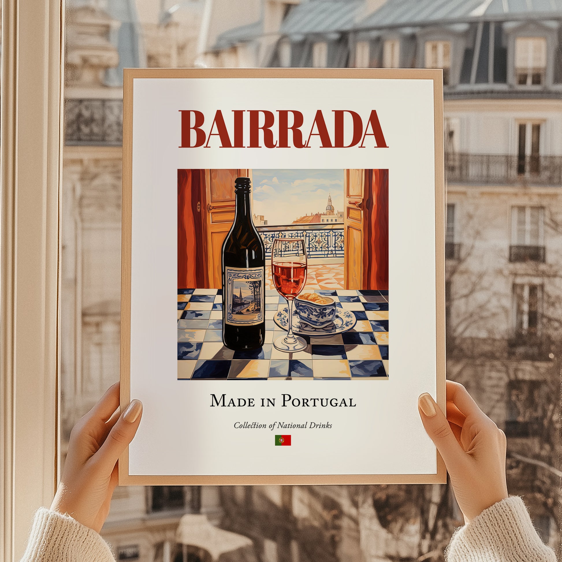 Bairrada – Portuguese Red Wine, Vinoteca Art, styled in a charming Paris street view