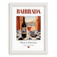 Bairrada – Portuguese Red Wine, Vinoteca Art, placed in minimal white frame