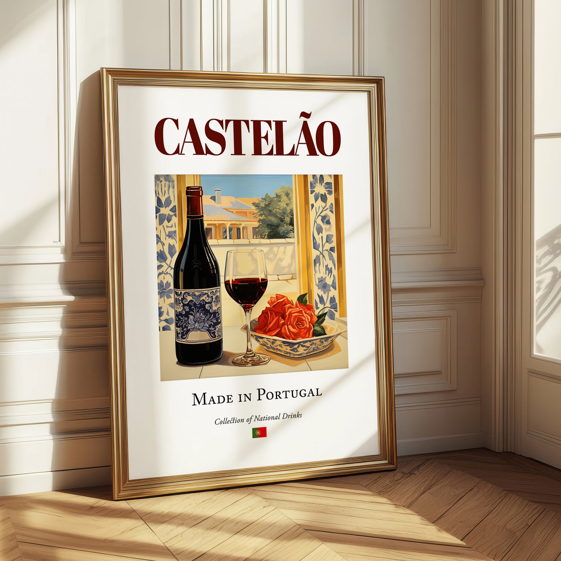 Castelão – Portuguese Red Wine, Wine Bar Poster