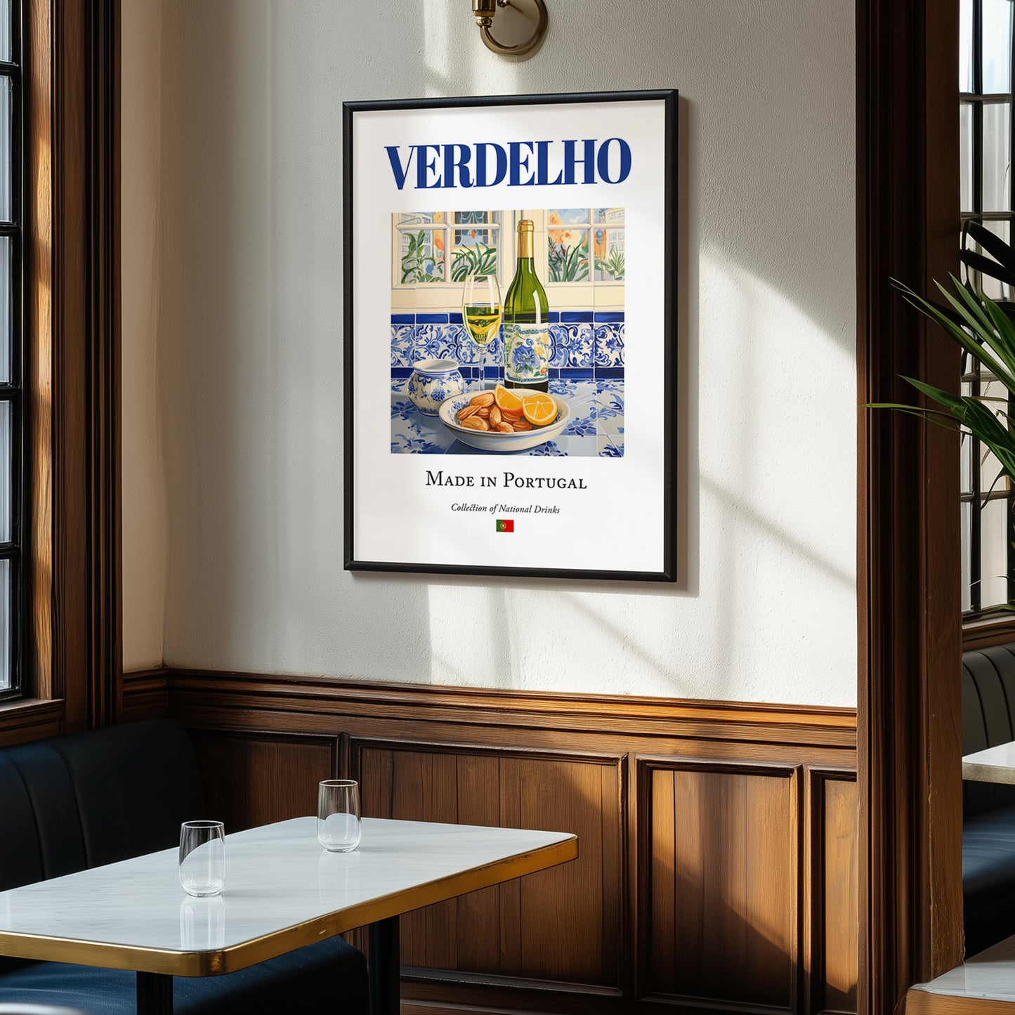 Verdelho – Portuguese White Wine, Vinoteca Illustration, clean layout with no caption