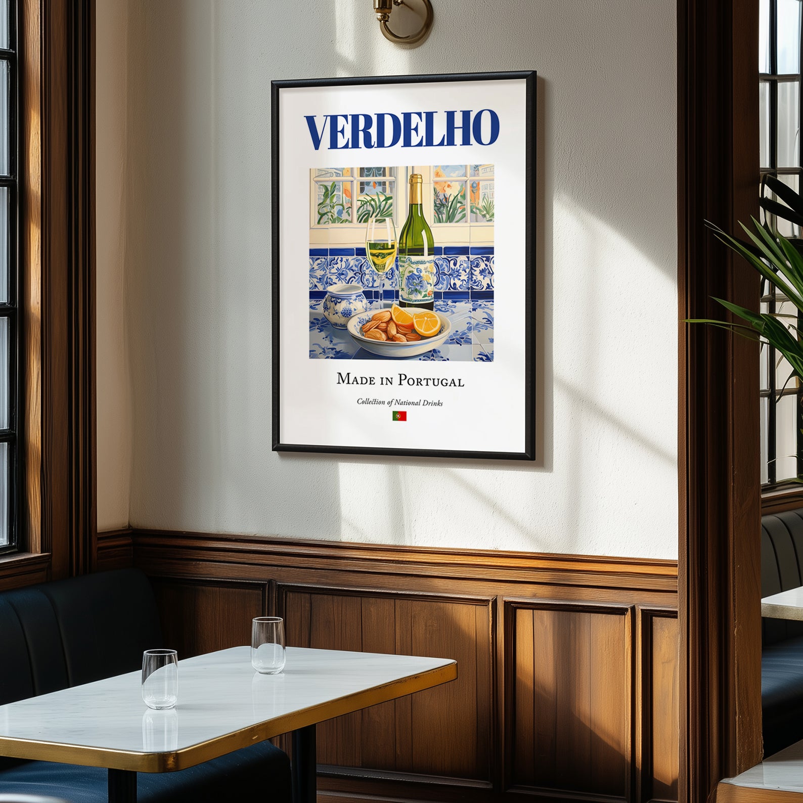 Verdelho – Portuguese White Wine, Vinoteca Illustration, clean layout with no caption