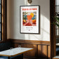 Tequila Sunrise – American Cocktail Drink, Rooftop Terrace Poster, clean layout with no caption