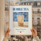 Bubble Tea – Vietnamese Tea, Tea Room Wall Art, styled in a charming Paris street view