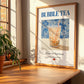 Bubble Tea – Vietnamese Tea, Tea Room Wall Art, no-text version framed in wood