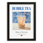 Bubble Tea – Vietnamese Tea, Tea Room Wall Art, in sleek black frame