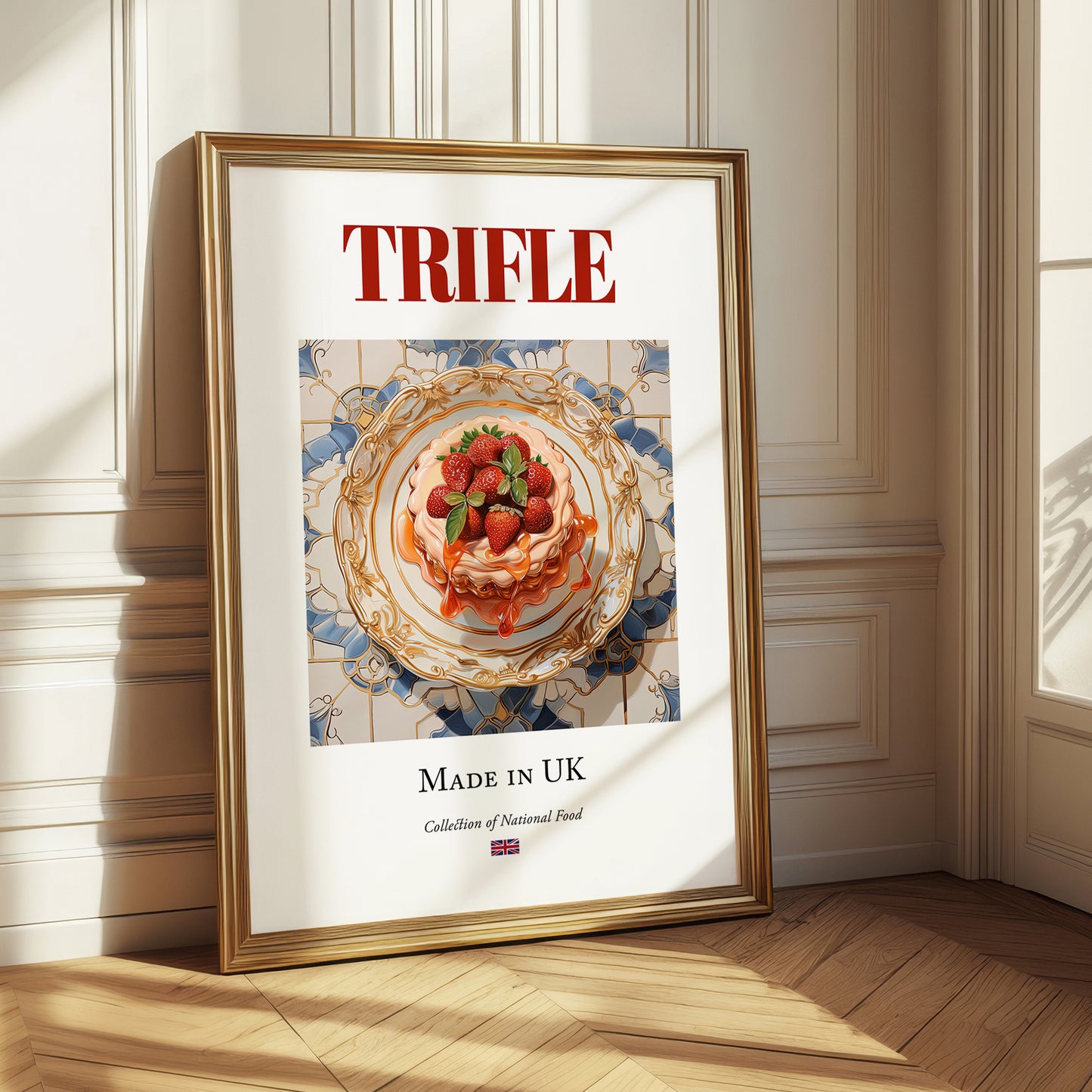 Trifle – English Dessert Dish, Fine Dining Restaurant Poster