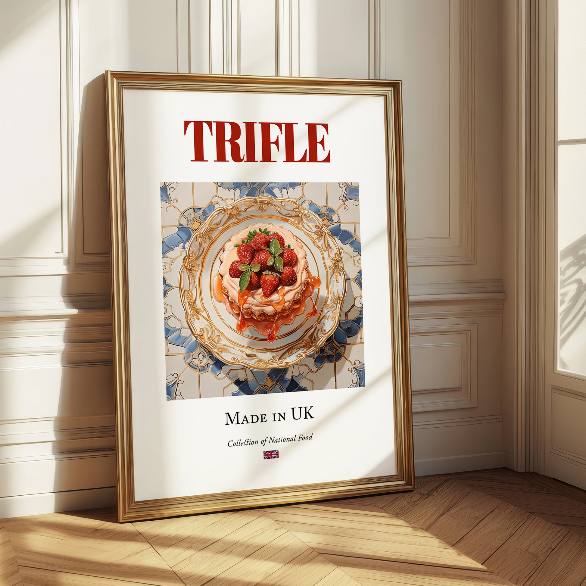 Trifle – English Dessert Dish, Fine Dining Restaurant Poster