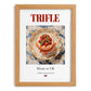 Trifle – English Dessert Dish, Fine Dining Restaurant Poster, set in oak frame