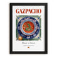 Gazpacho – Spanish Soup Dish, Tavern Poster, in sleek black frame