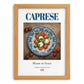 Caprese Salad – Italian Salad Dish, Food Bar Still Life, set in oak frame