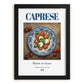 Caprese Salad – Italian Salad Dish, Food Bar Still Life, in sleek black frame