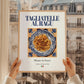 Tagliatelle al Ragu – Italian Pasta, Osteria Print, styled in a charming Paris street view